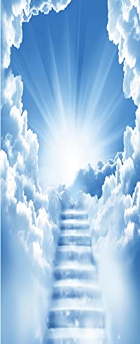 A.Monamour Türtapete Selbstklebend Türfolie Türposter 3D Treppe Im Blauen Himmel Weiße Wolken Vinyl Folie Türdeko Tapete Wandbild Türaufkleber Türtattoo 95 x 215 cm A.Monamour Türtapete Selbstklebend Türfolie Türposter 3D Treppe Im Blauen Himmel Weiße Wolken Vinyl Folie Türdeko Tapete Wandbild Türaufkleber Türtattoo 95 x 215 cm von A.Monamour