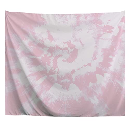 A.Monamour Wandteppich Aquarell Rosa Weiß Spritzen Abstrakte Kunst Stoff Tuch Tapisserie Wandbehang Wanddeko Wandkunst Wandbilder Wandtuch für Wohnzimmer Schlafzimmer 180x230cm von A.Monamour