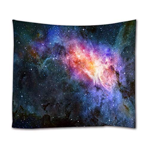 A.Monamour Wandteppiche Nebel Gaswolke Im Tiefen Weltraum Universum Galaxie Sterne Abstrakt Hintergrund Textil Stoff Wandbehang Tapisserie Vorhänge Tischdecke Tagesdecke Strandtuch 102x153cm von A.Monamour