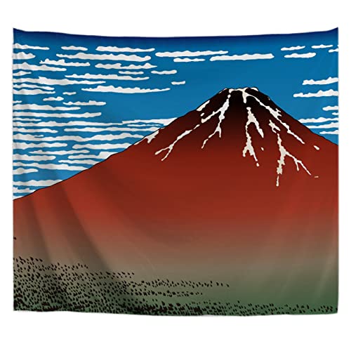 A.Monamour Wandteppiche Wanddekor Traditionelles Japanisches Ölgemälde Roter Berg Fuji Von Hokusai Bild Stoff Wandtuch Wandbehang Wandkunst Wandbilder für Schlafzimmer Schlafsaal Wohnzimmer 180x200cm A.Monamour Wandteppiche Wanddekor Traditionelles Japanisches Ölgemälde Roter Berg Fuji Von Hokusai Bild Stoff Wandtuch Wandbehang Wandkunst Wandbilder für Schlafzimmer Schlafsaal Wohnzimmer 180x200cm von A.Monamour