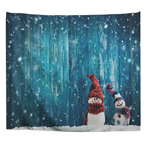 A.Monamour Wandteppiche Wanddekor Tuch Kleine Gestrickte Schneemann Paare Auf Weichem Schnee Auf Blauem Hintergrund Weihnachten Wandtuch Wandbehang Wandkunst Wandbilder 153x203cm A.Monamour Wandteppiche Wanddekor Tuch Kleine Gestrickte Schneemann Paare Auf Weichem Schnee Auf Blauem Hintergrund Weihnachten Wandtuch Wandbehang Wandkunst Wandbilder 153x203cm von A.Monamour