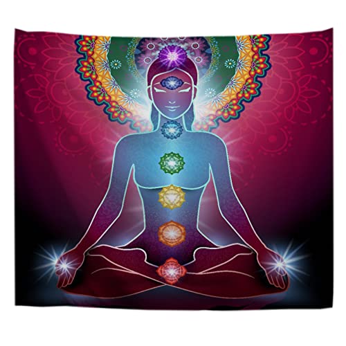 A.Monamour Wandteppiche Wanddekor Yoga Meditation Zen Lotussitz Chakra 7 Abstrakte Kunst Bild Stoff Wandtuch Wandbehang Wandkunst Wandbilder für Schlafzimmer Schlafsaal Wohnzimmer 130x153cm A.Monamour Wandteppiche Wanddekor Yoga Meditation Zen Lotussitz Chakra 7 Abstrakte Kunst Bild Stoff Wandtuch Wandbehang Wandkunst Wandbilder für Schlafzimmer Schlafsaal Wohnzimmer 130x153cm von A.Monamour