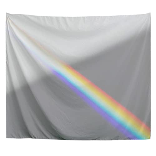 A.Monamour Wandteppiche Wanddekor strahl Mit Regenbogen Vom Fenster Auf Einer Weißen Wand Abstrakte Kunst Stoff Wandtuch Wandbehang Wandkunst Wandbilder für Schlafzimmer Schlafsaal 153x229cm A.Monamour Wandteppiche Wanddekor strahl Mit Regenbogen Vom Fenster Auf Einer Weißen Wand Abstrakte Kunst Stoff Wandtuch Wandbehang Wandkunst Wandbilder für Schlafzimmer Schlafsaal 153x229cm von A.Monamour