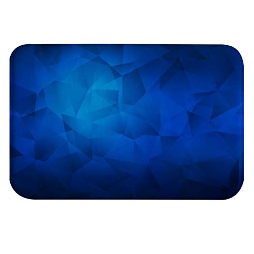 A.Monamour rutschfest Saugfähig Badematte 3D Blauer Polygonaler Geometrischer Hintergrund Der Abstrakten Kunst des Musters Flanell Badteppich Badvorleger Badewanne Dusche Duschvorleger 40x60cm A.Monamour rutschfest Saugfähig Badematte 3D Blauer Polygonaler Geometrischer Hintergrund Der Abstrakten Kunst des Musters Flanell Badteppich Badvorleger Badewanne Dusche Duschvorleger 40x60cm von A.Monamour