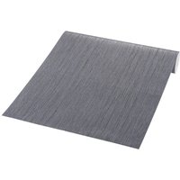 Vliestapete Textiloptik dunkelgrau B/L: ca. 53x1005 cm von XXXL