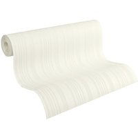 A.S. Creation Meistervlies 571014 Vliestapete Streifen 0.53 m x 10.05 m Weiß von A.S. CREATIONS