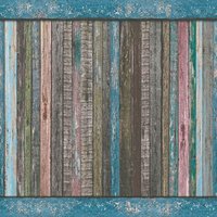 A.S. Creation Only Borders 10 368601 Papiertapete Holzoptik 0.13 m x 5 m Blau von A.S. CREATIONS