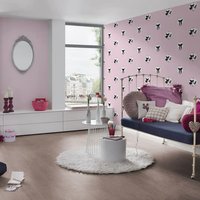 A.s. Création Bordüre Little Stars Tapete Welpe Hund Kinderzimmer Mädchen rosa 0,13 m x 5,00 m - blau von A.S. CREATIONS