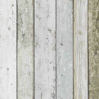 Shabby Chic Tapete in Holzoptik | Vintage Papiertapete in Hellblau und Beige | Wandtapete mit Holzbretter Muster maritim für Schlafzimmer und Flur von A.S. CREATIONS
