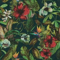 A.s.creations - Dschungel Tapete bunt | Exotische Palmentapete mit Blumen ideal für Schlafzimmer und Esszimmer | Tropical Vliestapete mit Vinyl im von A.S. CREATIONS