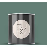 Bricoflor - Waldgrün Wandfarbe seidenmatt ideal für Wohnzimmer und Büro Dispersionsfarbe Deckkraftklasse 1 Design Farbe für Innen puro c4010 5l von BRICOFLOR
