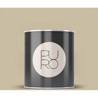 Bricoflor - Wandfarbe beige grün für Wohnzimmer und Büro Dispersionsfarbe für Innen seidenmatt Design Farbe mit hoher Deckkraft puro c6004 1l gentle von BRICOFLOR