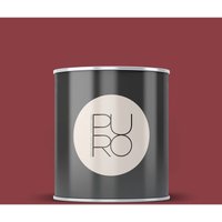 Bricoflor - Wandfarbe weinrot für Innen Wand- und Deckenfarbe seidenmatt auf Dispersionsbasis in Bordeaux in 1, 2,5 und 5 l Gebinden puro c2020 1l von BRICOFLOR