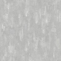 Graue Tapete in Putzoptik | Vintage Vliestapete mit Vinyl im Industrial Style | Beton Wandtapete ideal für Wohnzimmer und Küche - Grau von A.S. CREATIONS