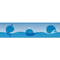 A.s.creations - a.s. Création Ocean Friends 403721 Papiertapete Kinderzimmer 5 x 1.55 m Blau Wohnzimmer Schlafzimmer Büro von A.S. CREATIONS