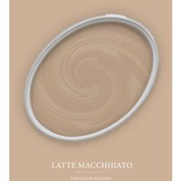 Wandfarbe Cappuccino für innen in 5l und 2,5l ideal für Küche und Wohnzimmer Moderne Farbe seidenmatt in Hellbraun Wandfarbe Braun 5l Seidenmatt von BRICOFLOR