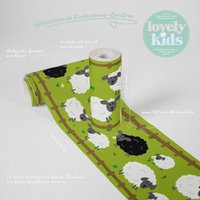 A.s.creations - selbstklebende Kinderzimmer Bordüre entfernbare Tapete Bauernhof Tiere Schaf Schafe von A.S. CREATIONS