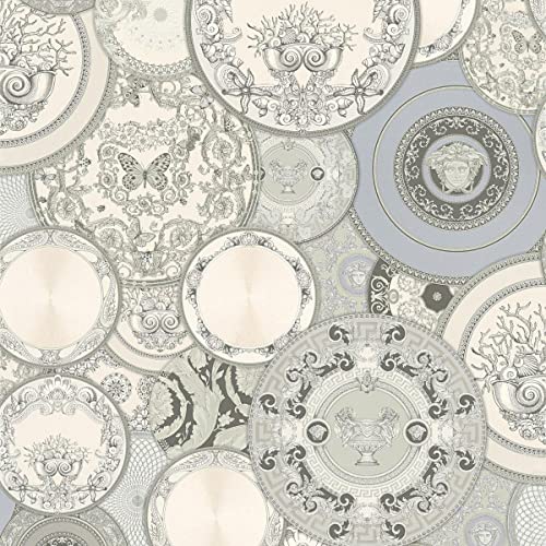 A.S. Création VERSACE WALLPAPER Vliestapete Les Etoiles de la Mer 2 Luxustapete 10,05 m x 0,70 m grau metallic weiß Made in Germany 349013 34901-3 A.S. Création VERSACE WALLPAPER Vliestapete Les Etoiles de la Mer 2 Luxustapete 10,05 m x 0,70 m grau metallic weiß Made in Germany 349013 34901-3 von A.S. Création