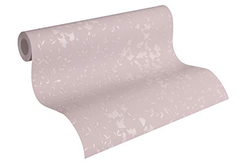 Designdschungel by Laura N. Vliestapete floral glänzend 10,05 m x 0,53 m braun metallic rosa Made in Germany 360822 36082-2 von A.S. Création