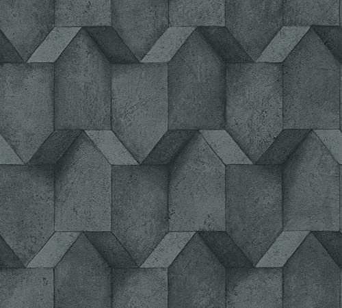 A.S. Création 3D Tapete Anthrazit Schwarz THE BOS 388272 Vliestapete Betonoptik 10,05 m x 0,53 m Made in Germany A.S. Création 3D Tapete Anthrazit Schwarz THE BOS 388272 Vliestapete Betonoptik 10,05 m x 0,53 m Made in Germany von A.S. Création