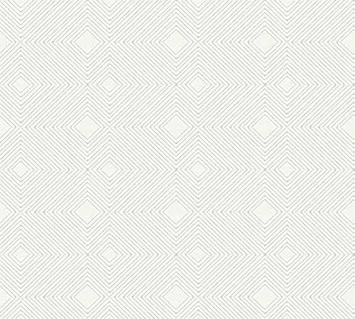 A.S. Création 3D Tapete Attractive geometrisch grafisch Vliestapete mit Glitzereffekt weiß matt glänzend strukturiert 377585 A.S. Création 3D Tapete Attractive geometrisch grafisch Vliestapete mit Glitzereffekt weiß matt glänzend strukturiert 377585 von A.S. Création