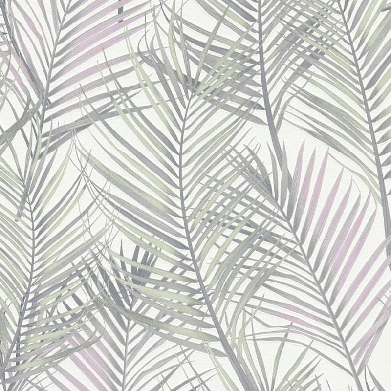 A.S. Creation | Attractive 2 | 390382 | Vliestapete | Blumenoptik | 10.05 x 0.53 m | Grau von A.S. Creation