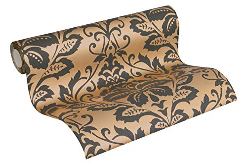 A.S. Création Barocktapete Attractive Tapete mit Ornamenten Vliestapete gold grau matt glänzend strukturiert 369104 von A.S. Création