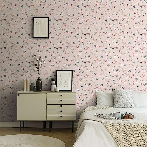 A.S. Création Blümchentapete Creme Grün Blau Rosa - A.S. Création Maison Charme 390711 - Vliestapete Tapete Floral - 10,05 m x 0,53 m Made in Germany A.S. Création Blümchentapete Creme Grün Blau Rosa - A.S. Création Maison Charme 390711 - Vliestapete Tapete Floral - 10,05 m x 0,53 m Made in Germany von A.S. Création