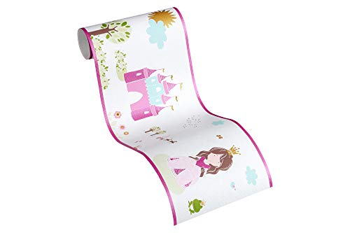 A.S. Création Bordüre Little Stars Borte Prinzessin 5,00 m x 0,17 m bunt weiß Made in Germany 358532 35853-2 A.S. Création Bordüre Little Stars Borte Prinzessin 5,00 m x 0,17 m bunt weiß Made in Germany 358532 35853-2 von A.S. Création