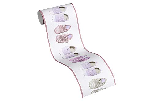 A.S. Création Bordüre Little Stars Borte mit niedlichen Baby Schuhen 5,00 m x 0,13 m rosa Made in Germany 358641 35864-1 A.S. Création Bordüre Little Stars Borte mit niedlichen Baby Schuhen 5,00 m x 0,13 m rosa Made in Germany 358641 35864-1 von A.S. Création