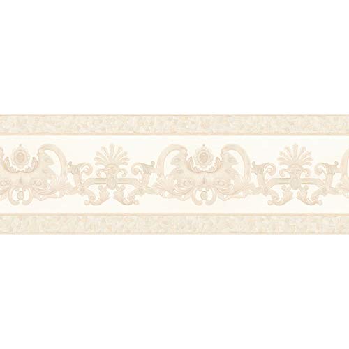 A.S. Création Bordüre Only Borders 10 Borte 5,00 m x 0,17 m beige metallic Made in Germany 655424 6554-24 von A.S. Création