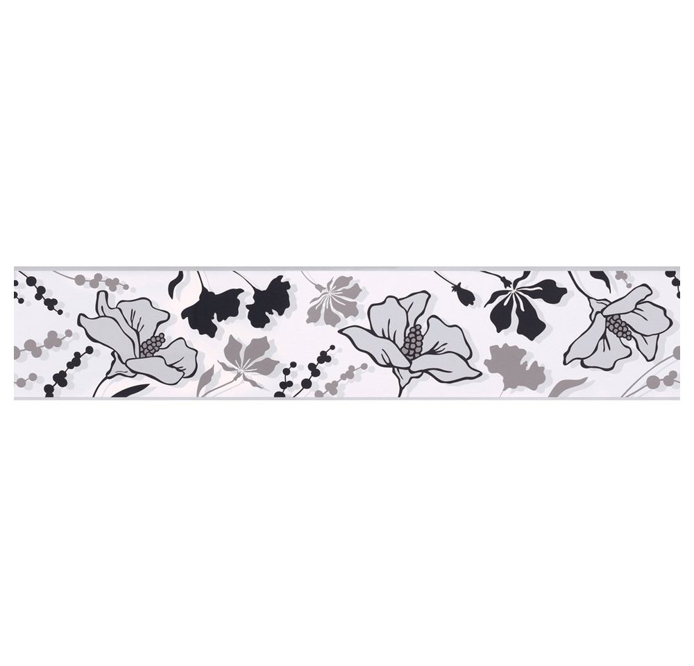 A.S. Création Bordüre Only Borders11, 904720, Blumen, Floral, 5 x 0.1 m, Grau, Schwarz A.S. Création Bordüre Only Borders11, 904720, Blumen, Floral, 5 x 0.1 m, Grau, Schwarz von A.S. Création