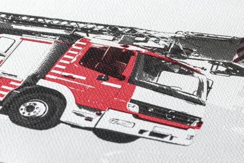 A.S. Création Bordüre Tapetenborte Feuerwehr Kinderzimmer grau rot schwarz 5 x 0,13 M. von A.S. Création