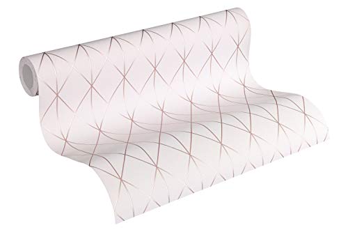 A.S. Création Designdschungel by Laura N. Vliestapete im skandinavischen Design matt glänzend 10,05 m x 0,53 m metallic rosa Made in Germany 365753 36575-3 A.S. Création Designdschungel by Laura N. Vliestapete im skandinavischen Design matt glänzend 10,05 m x 0,53 m metallic rosa Made in Germany 365753 36575-3 von A.S. Création