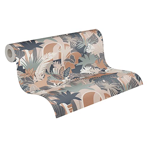 A.S. Création Dschungeltapete Bunt Braun Rosa Beige Grün Antigua 390964 - Florale Tapete Vliestapete - 10,05 m x 0,53 m Made in Germany A.S. Création Dschungeltapete Bunt Braun Rosa Beige Grün Antigua 390964 - Florale Tapete Vliestapete - 10,05 m x 0,53 m Made in Germany von A.S. Création