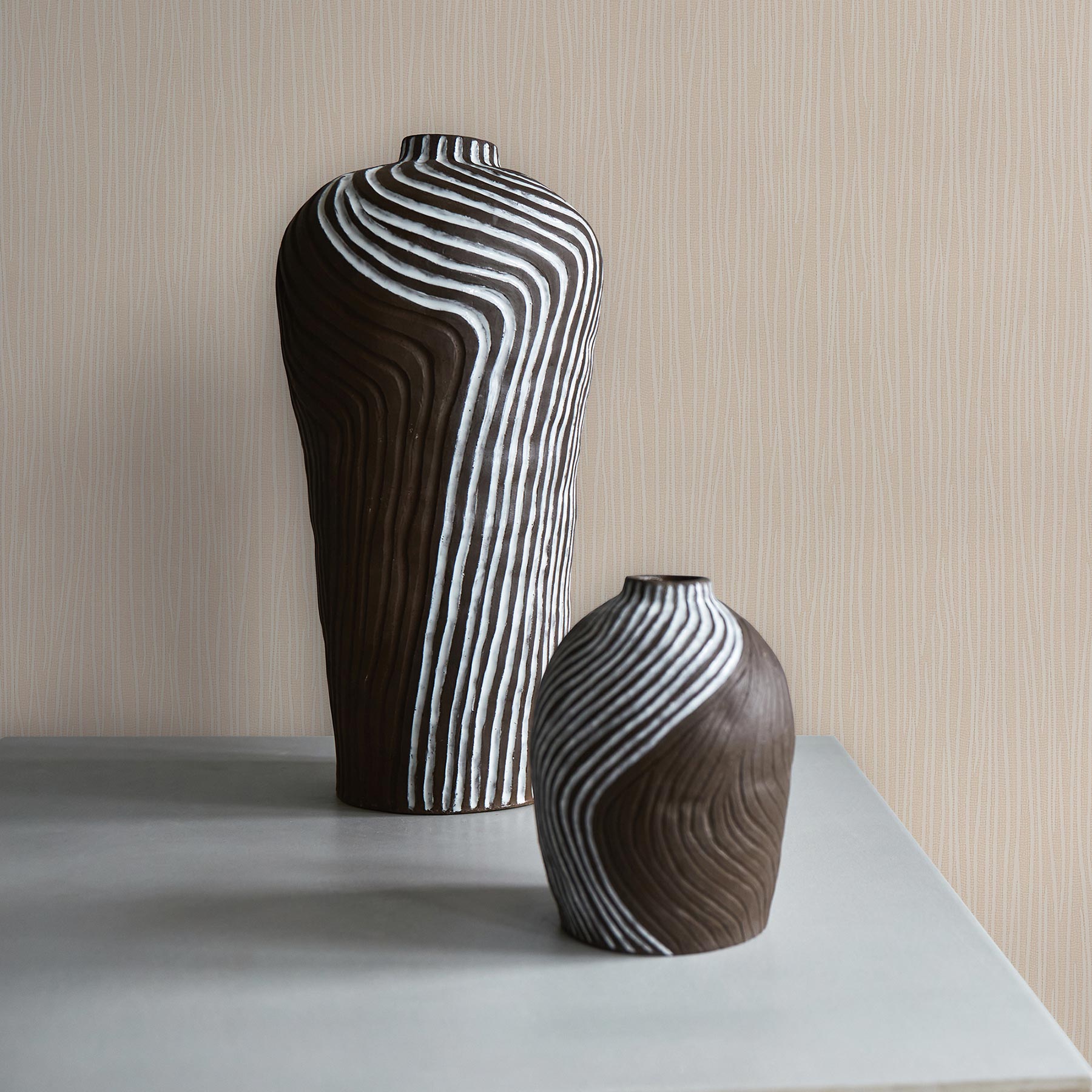 A.S. Creation | Einzelblatt | 541239 | Papiertapete | Streifen | Wellen | 10.05 x 0.53 m | Creme A.S. Creation | Einzelblatt | 541239 | Papiertapete | Streifen | Wellen | 10.05 x 0.53 m | Creme von A.S. Creation