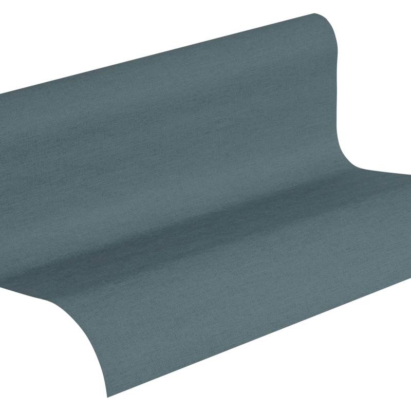 A.S. Creation | Ethnic Origin | 371783 | Vliestapete | Einfarbig | Uni | 0.53 x 10.05 m | Blau von A.S. Creation