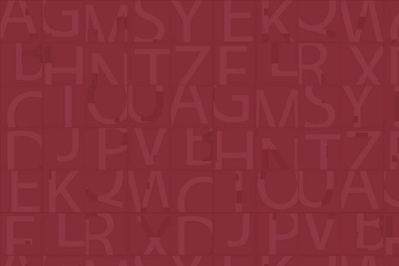 A.S. Création Fototapete A.S. Création XXL 5 Fototapete, Buchstaben, 4m x 2,67m von A.S. Création