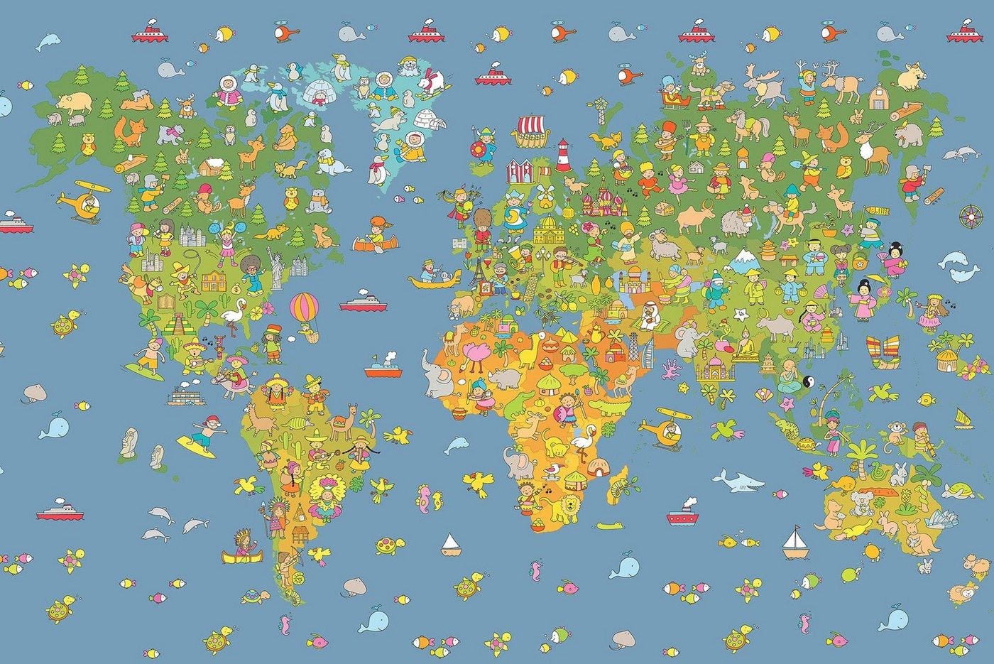 A.S. Création Fototapete A.S. Création XXL 5 Fototapete, Weltkarte, 4m x 2,67m A.S. Création Fototapete A.S. Création XXL 5 Fototapete, Weltkarte, 4m x 2,67m von A.S. Création