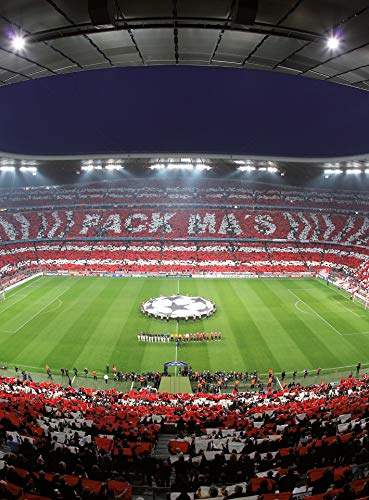 A.S. Création Fototapete Rot Weiß Blau - FC Bayern München Choreo Fußball-Stadion Verein Wanddekoration - Vliestapete 1,92 x 2,60m Tapete Wohnzimmer Schlafzimmer A.S. Création Fototapete Rot Weiß Blau - FC Bayern München Choreo Fußball-Stadion Verein Wanddekoration - Vliestapete 1,92 x 2,60m Tapete Wohnzimmer Schlafzimmer von A.S. Création