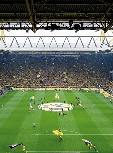 A.S. Création Fototapete - Tapete BVB Südtribüne in Gelb, Schwarz und Grün - Wandtapete für verschiedene Räume - Vliestapete Wandbild XXL 192 x 260 cm A.S. Création Fototapete - Tapete BVB Südtribüne in Gelb, Schwarz und Grün - Wandtapete für verschiedene Räume - Vliestapete Wandbild XXL 192 x 260 cm von A.S. Création