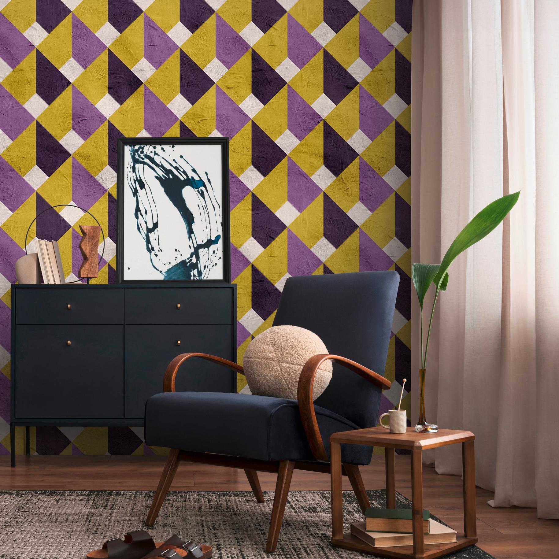 A.S. Creation Fototapete The Wall III 398491 Ein Motiv pro Rolle Grafik Lila Gelb A.S. Creation Fototapete The Wall III 398491 Ein Motiv pro Rolle Grafik Lila Gelb von A.S. Creation