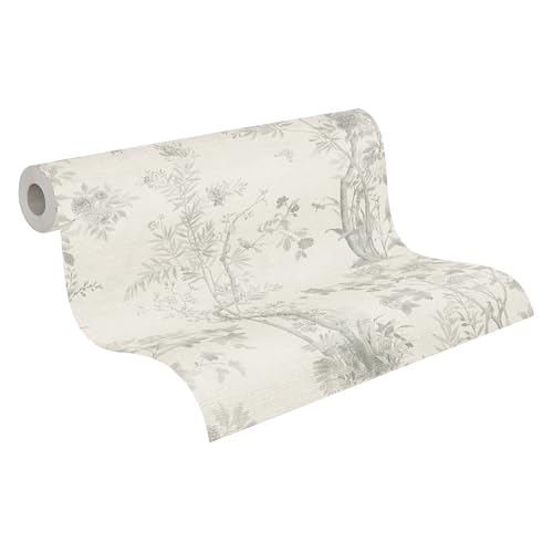 A.S. Création History of Art 2 Vliestapete Floral 10,05 m x 0,53 m - Grau, Weiß, Metallic - Tapete Tiere für Wohnzimmer Schlafzimmer - 790437 A.S. Création History of Art 2 Vliestapete Floral 10,05 m x 0,53 m - Grau, Weiß, Metallic - Tapete Tiere für Wohnzimmer Schlafzimmer - 790437 von A.S. Création