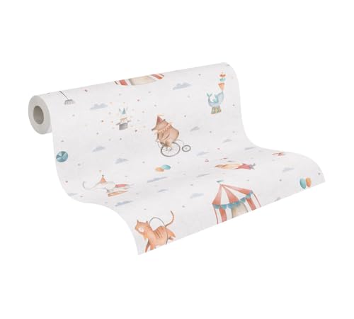 A.S. Création Kinderzimmer-Tapete Lilly & Luis - Strapazierfähige Vliestapete in Zirkus-Optik - 10,05 m x 0,53 m - Bunt - Made in Germany – 771481 A.S. Création Kinderzimmer-Tapete Lilly & Luis - Strapazierfähige Vliestapete in Zirkus-Optik - 10,05 m x 0,53 m - Bunt - Made in Germany – 771481 von A.S. Création