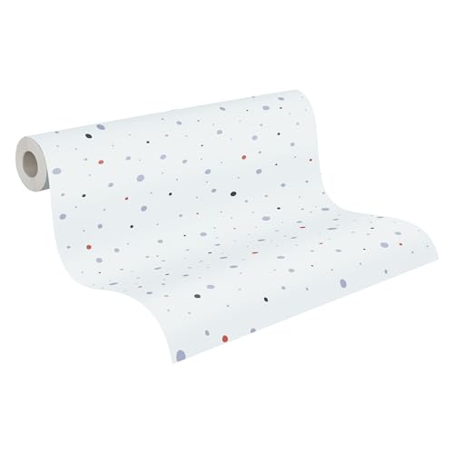 A.S. Création Kinderzimmertapete Little Love Tapete mit Punkten gepunktet PVC-freie Vliestapete grau weiß rot seidenmatt glatt 381164 A.S. Création Kinderzimmertapete Little Love Tapete mit Punkten gepunktet PVC-freie Vliestapete grau weiß rot seidenmatt glatt 381164 von A.S. Création