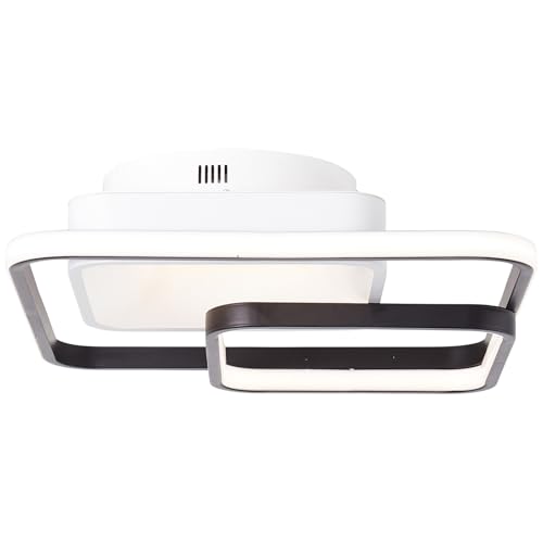 A.S. Création LED Deckenleuchte in Schwarz Weiß aus Metall - Moderne Lampe Lichtfarbe Variabel Dimmbar DD128597 - Innenleuchte - 40cm (B) x 11,5cm (H) von A.S. Création