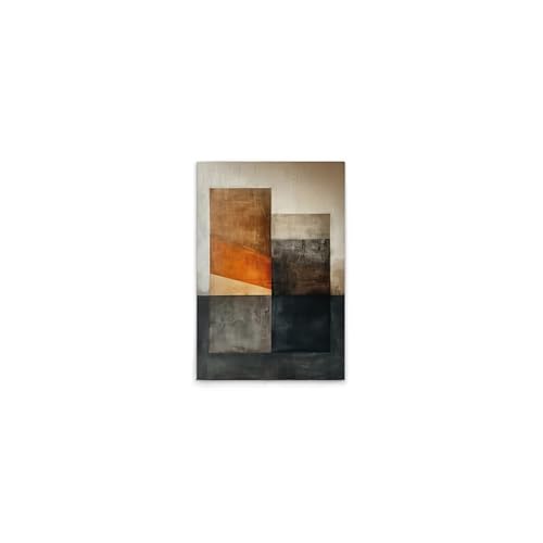 A.S. Création Leinwandbild Block Kunstflächen - Wandbild in Beige, Orange - 40 x 60 cm - DD133337 von A.S. Création