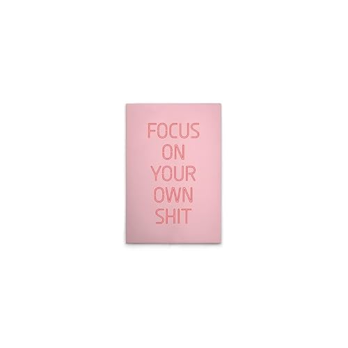 A.S. Création Leinwandbild Focus on your own shit - Wandbild in Rosa, Rot - 40 x 60 cm - DD133050 von A.S. Création