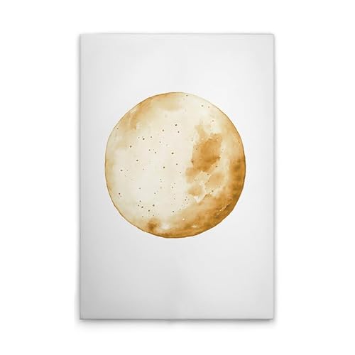 A.S. Création Leinwandbild Goldener Mond - Wandbild in Weiss, Gelb - 80 x 120 cm - DD133310 von A.S. Création