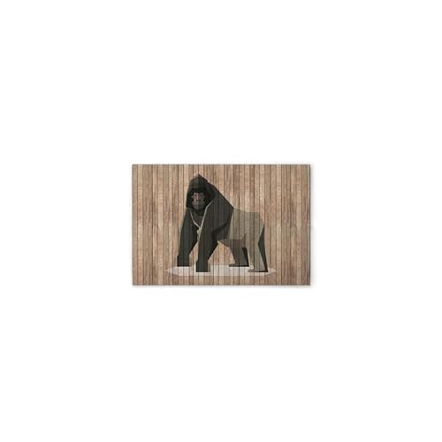 A.S. Création Leinwandbild Holzoptik Gorilla - Wandbild in Braun, Grau - 60 x 40 cm - DD132054 A.S. Création Leinwandbild Holzoptik Gorilla - Wandbild in Braun, Grau - 60 x 40 cm - DD132054 von A.S. Création